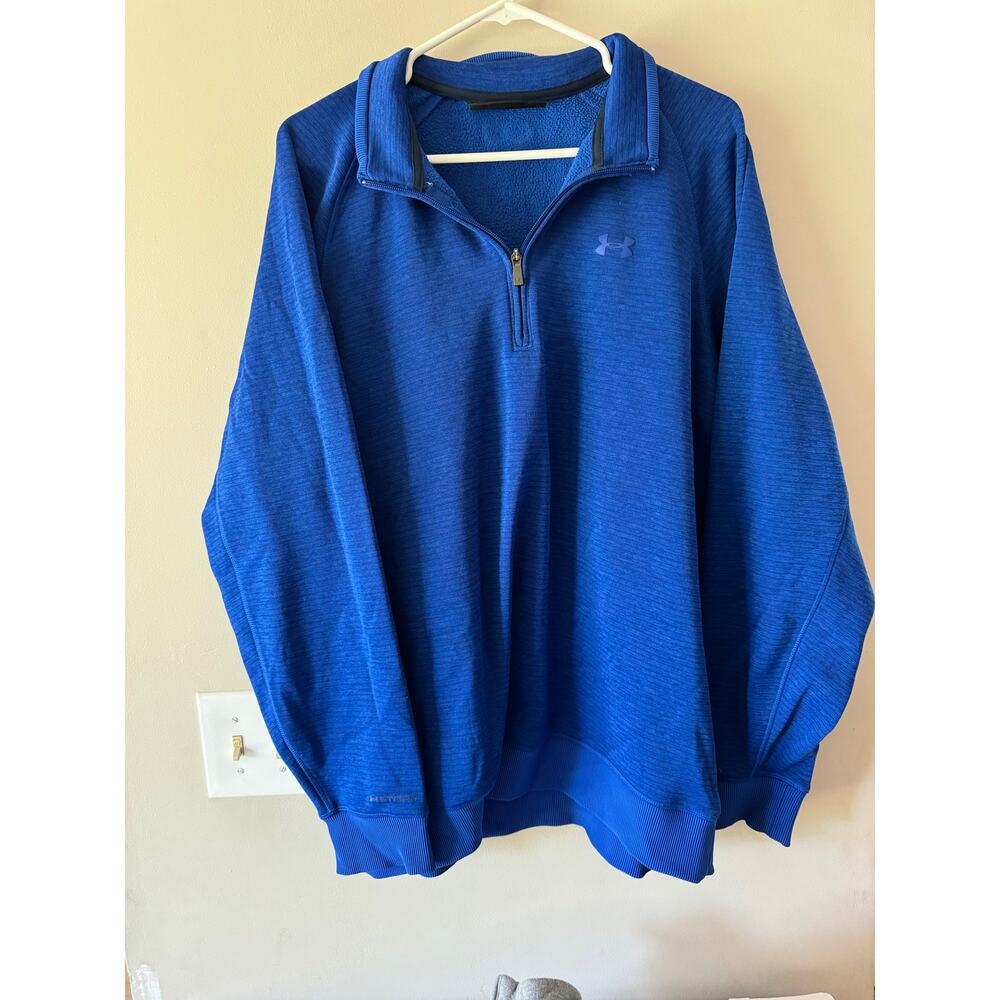 Bright Blue Under Armour 1/4 Zip XXL